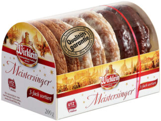 Wicklein Assorted German Gingerbread with 20% Nuts -- 7 oz (200 g)