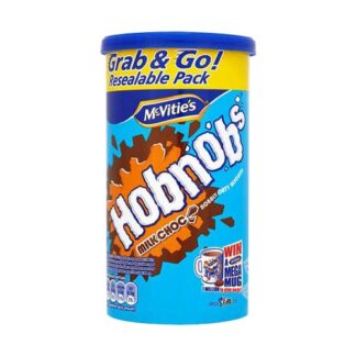 McVitie's Hob Nobs Milk Chocolate 250g tub / 8.8 oz