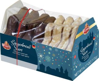 Wicklein Chocolate Covered Gingerbread Stars with Fruit Filling -- 6.2 oz (175 g)