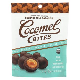 Cocomels Organic Chocolate Covered Sea Salt Bites -- 3.5 oz.