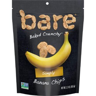 Bare Baked Crunchy Banana Chips Simply 1.3 Oz Bag