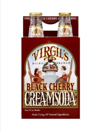 Virgil's Handcrafted Black Cherry Cream Soda -- 12 oz