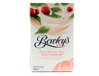 Bewley's Pure White Tea with Cranberry Tea -- 20 Tea Bags