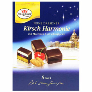 Dr. Quendt Dominosteine Gingerbread Marzipan with Cherry Jelly -- 5.3 oz (150 g)