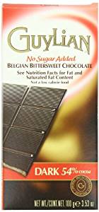 Guylian Dark Chocolate No-Sugar Added Bar – 3.53 oz