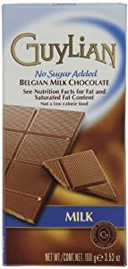 Guylian Milk Chocolate No-Sugar Added Bar -- 3.5-Ounce Bar