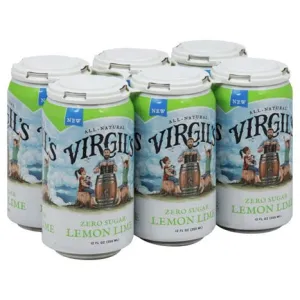Virgil's Zero Sugar Lemon Lime 12 oz -- 6 pack CAN