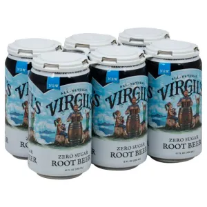 Virgil's Zero Sugar Root Beer 12 oz -- 6 pack CAN
