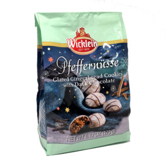 Wicklein Pfeffernusse Glazed Gingerbread Cookies with Dark Chocolate -- 6.2 oz (175 g)