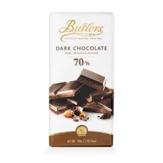 Butlers Irish Chocolates Organic 70% Dark Chocolate Bar 100g
