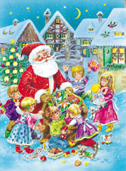 Wawi Chocolate Traditional Christmas Advent Calendar