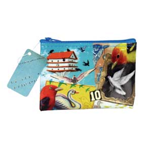 Blue Q Bird Coin Purse