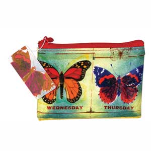 Blue Q Butterfly Coin Purse