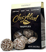 Choc Alive! Coconut Gluten-Free Truffles -- 6 Pieces