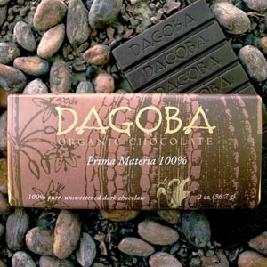 Dagoba Organic Chocolate Prima Materia Pure Unsweetened Chocolate 100% Cacao -- 2 oz