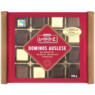 Lambertz Dominos Auslese White, Milk and Dark Chocolate Gingerbread -- 7.05 oz (200 g)