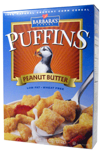 Barbara's Bakery Puffins Peanut Butter 16 oz
