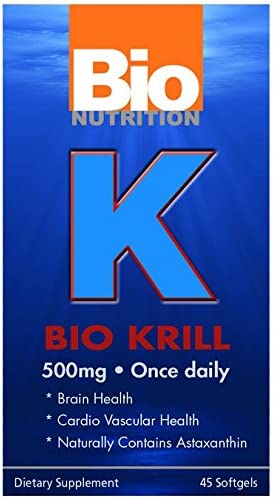Bio Nutrition K Bio Krill 500 mg -- 45 Softgels