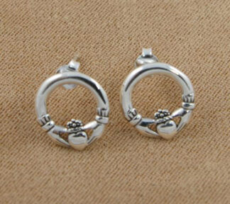 CT CTE15 Claddagh Stud Ear Large