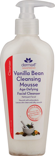 Derma E Cleansing Mousse Vanilla Bean -- 6 fl oz
