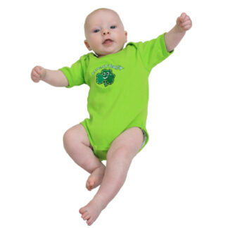 Croker Lucky Baby Green Onesie 18-24 months