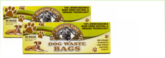 Dancing Paws 100% Biodegradable Dog Waste Bags -- 40 Bags