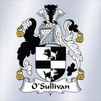 Custom Family Coat of Arms Window Decal 4.8" x 4.8"