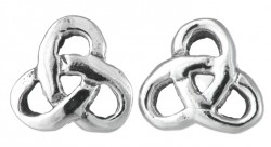 Sterling Silver Celtic Stud Earring 4391