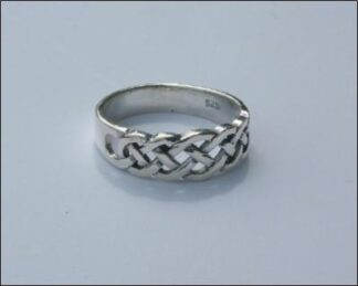 Sterling Silver Celtic Weave Ring 5061 (5061-10)