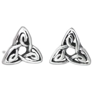 Sterling Silver Trinity Knot Weave Stud Earring 5161