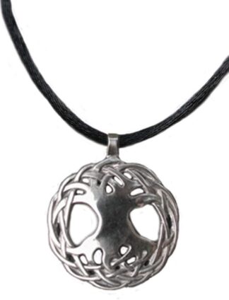 Keltic Designs Tree of Life Sterling Silver Pendant Satin Cord