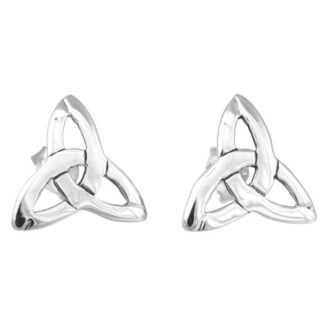 Sterling Silver Trinity Knot Earring Studs 5246