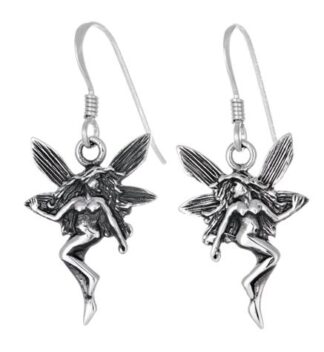 Sterling Silver Fairy Earrings 5288