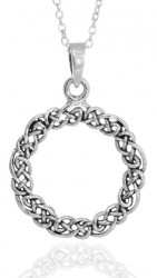 Sterling Silver Celtic Annulus Pendant 5470