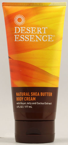 Desert Essence Natural Shea Butter Body Cream -- 6 fl oz