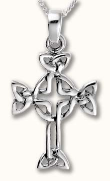 Sterling Silver Celtic Cross Pendant 5412