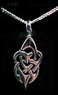 Keltic Designs Tribal Heart Sterling Silver Pendant