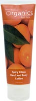 Desert Essence Organics Hand and Body Lotion Spicy Citrus -- 8 fl oz