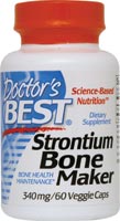 Doctor's Best Strontium Bone Maker -- 340 mg - 60 Vegetarian Cap