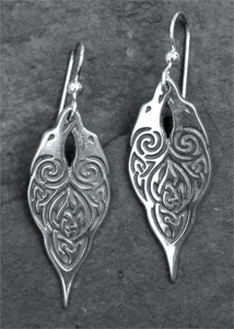 Keltic Designs Sterling Silver Ravens - Earrings