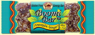 Divine Foods Boomi Bar Pineapple Ginger -- 48 g