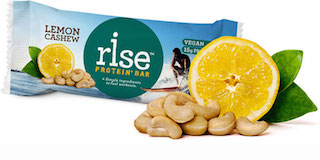 Divine Foods Rise Lemon Cashew Protein+ Bar