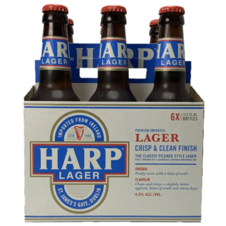 Harp Lager 11.2 oz bottle -- 6 pack