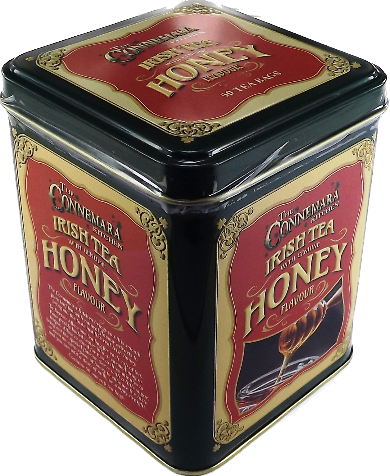 The Connemara Kitchen Irish Tea with Honey Tea Tin – 50 Tea Bags