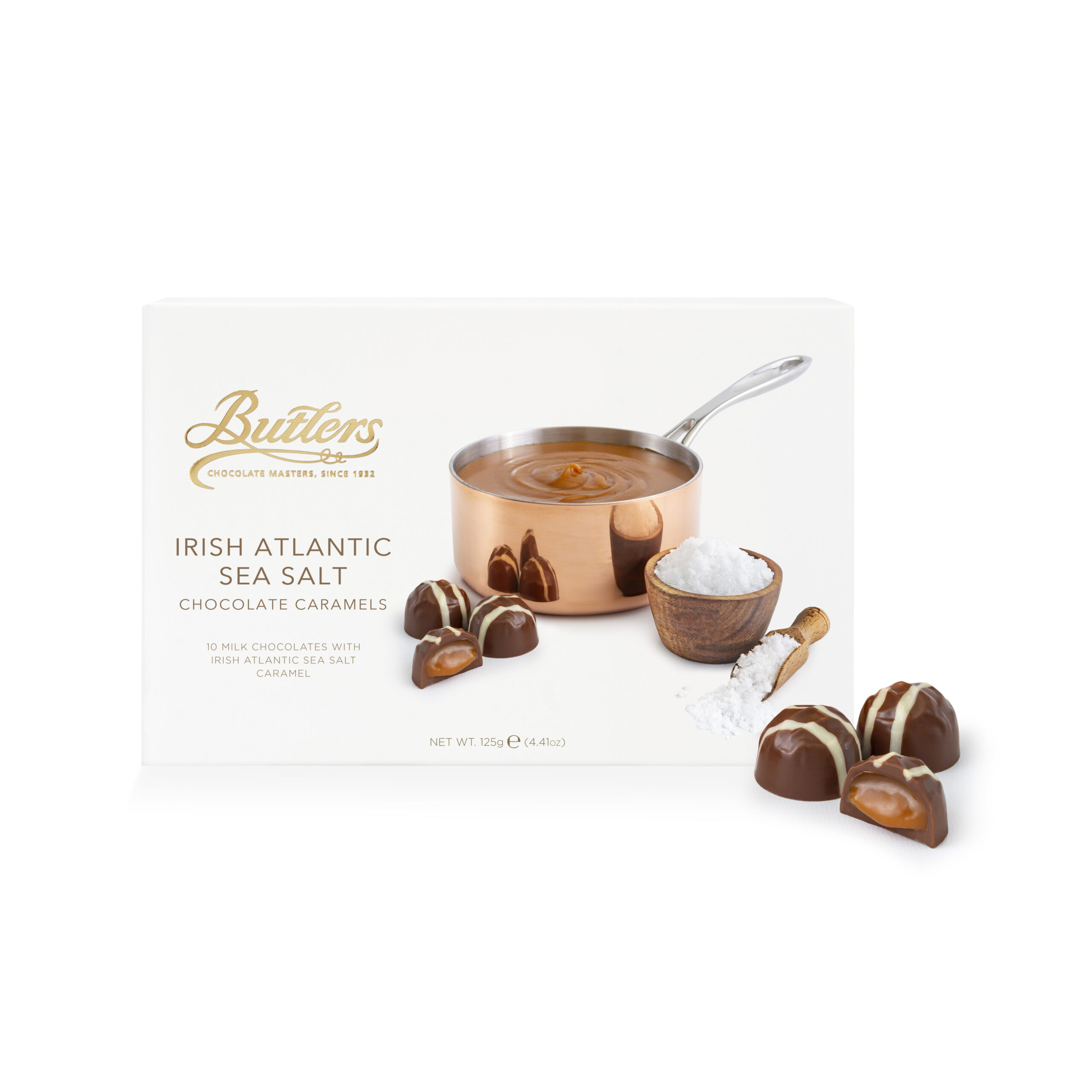 Butlers Irish Chocolates Irish Atlantic Sea Salted Chocolate Caramels -- 125g
