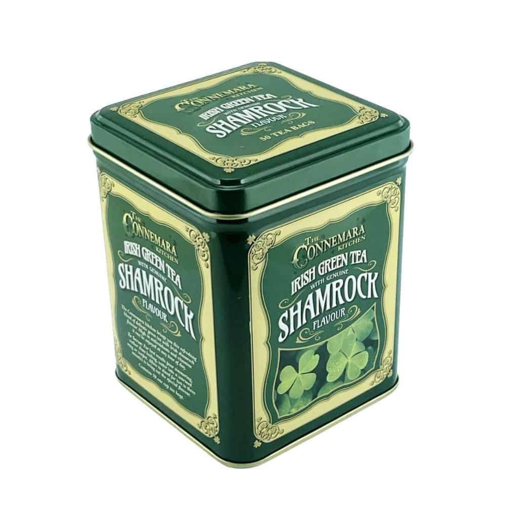 The Connemara Kitchen Irish Green Tea with Shamrock Flavor Tin – 50 Tea Bags