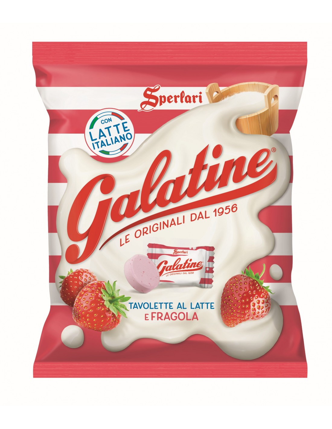 Sperlari Galatine Strawberry Milk Candy -- 115g