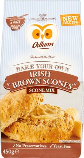Odlums Irish Brown Scones Scone Mix -- 450g