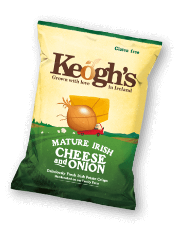 Keogh’s Mature Irish Cheese And Onion Crisps -- 50g