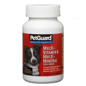 PetGuard Multi-Vitamin And Multi-Mineral For Dogs -- 50 Tablets